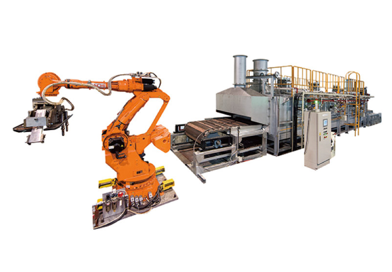 Conveyance robot for metal product